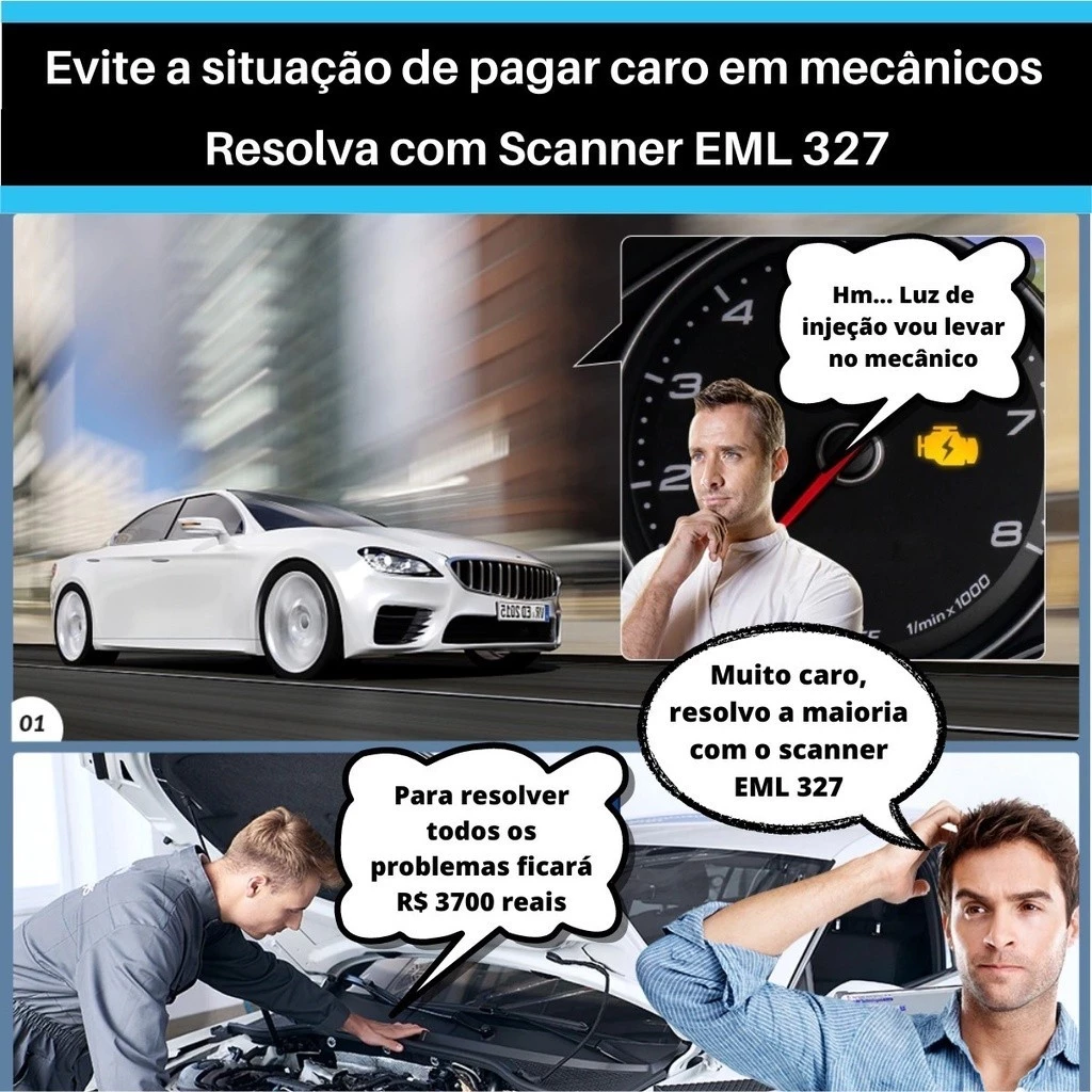 Scanner Automotivo Bluetooth Obd2 Eml 327 Android Ios Obdii imagem 4